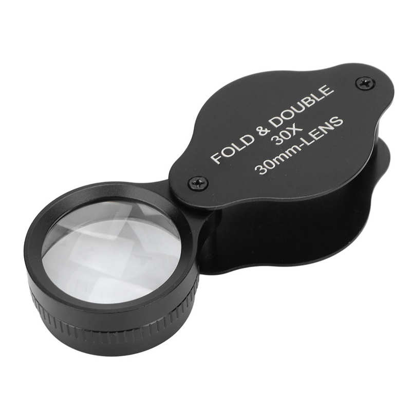 Magnifying Glass Foldable Magnifying Glass HD Magnifying Lens for Jewelry Antique for Elderly for Porcelain Identification