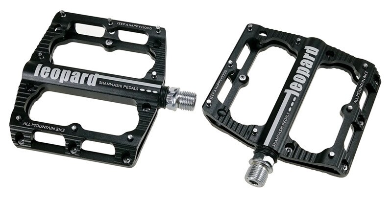 Racefiets Pedalen Aluminium Ultralight MTB Pedalen Fiets Flat Pedalen MTB Lager Anti-slip Voetpedaal Fiets Accessoires: Black