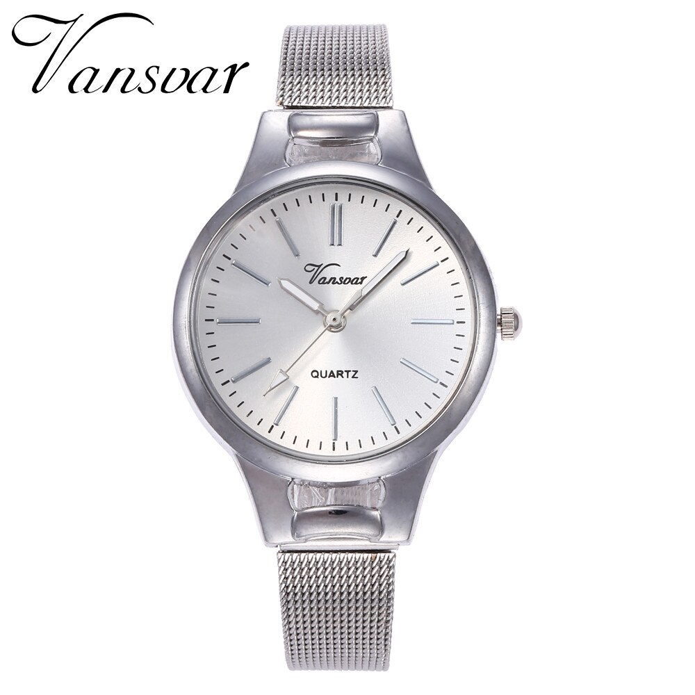 Quartz Horloge Dames Klok Luxe Roestvrij Stalen Band Band Horloge Analoog Casual Business Polshorloge Reloj Mujer