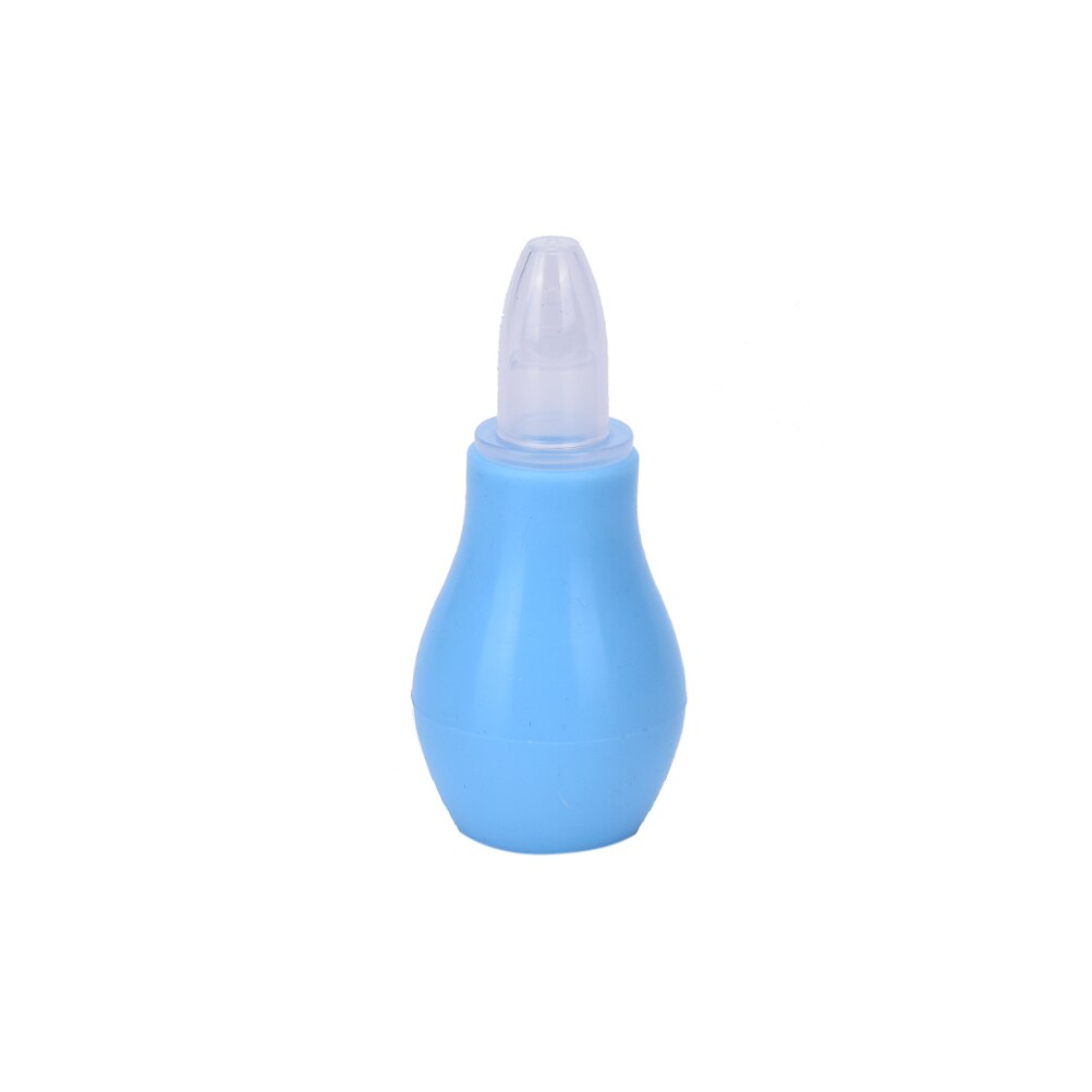 Silicone -né bébé enfants nez aspirateur enfant en bas âge nez nettoyant infantile Snot aspirateur ventouse pointe souple nettoyant produits de soins pour bébés: Bleu