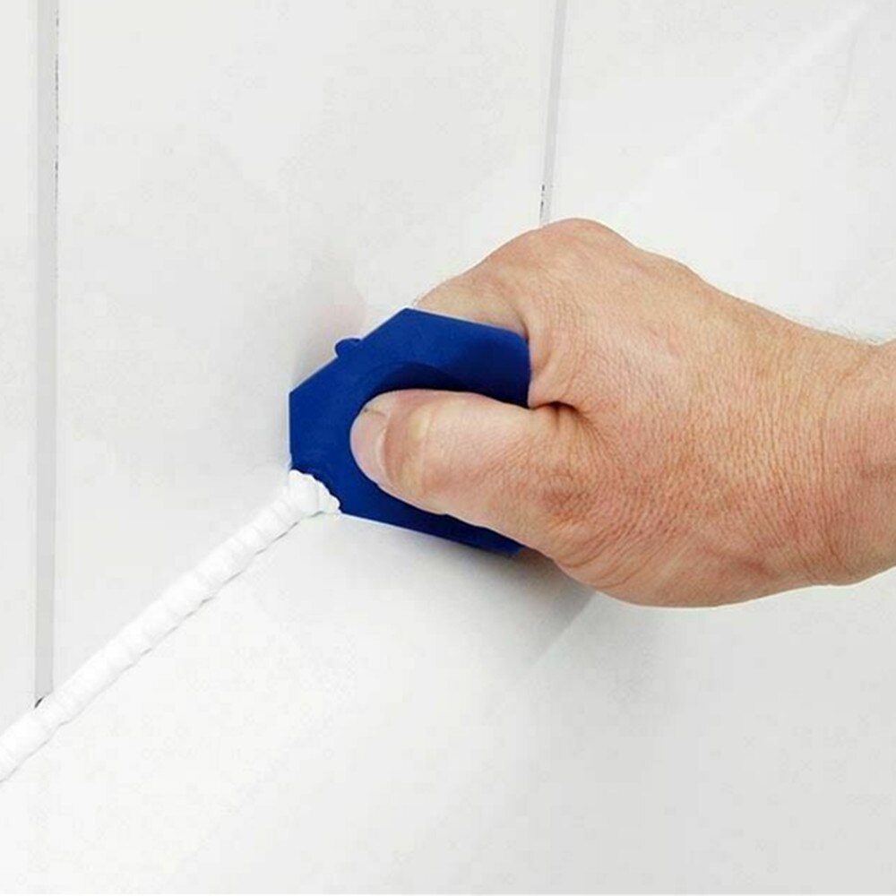 4PCS Blue Caulking Tool Kit Caulk Finishing Joint Sealant Silicone Grout Remover Scraper Home &amp; Garden Tool Kit Hand Tools