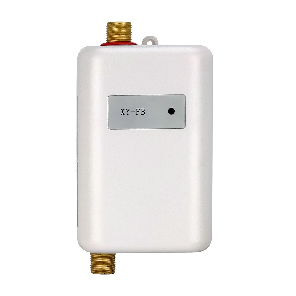 3800W Elektrische Boiler Momentane Douche Flow Snelle Verwarming Keuken Badkamer Rvs Tankless Boiler: WHITE / au plug