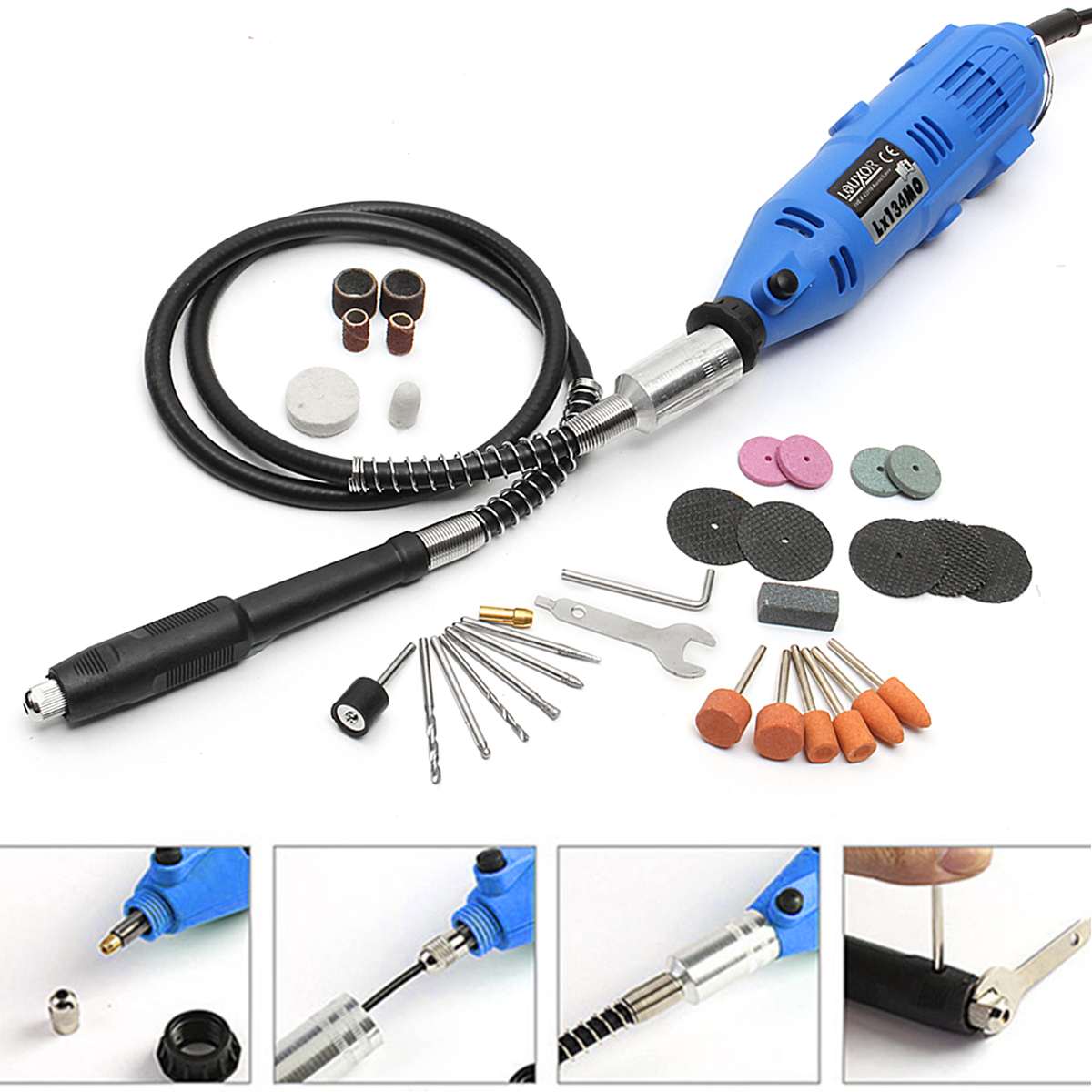 220 V Gereedschap Elektrische Mini Boor Rotary Gereedschap Kit Set Voor Dremel 3000 4000 Hand Metaalbewerking Boormachine Polijsten