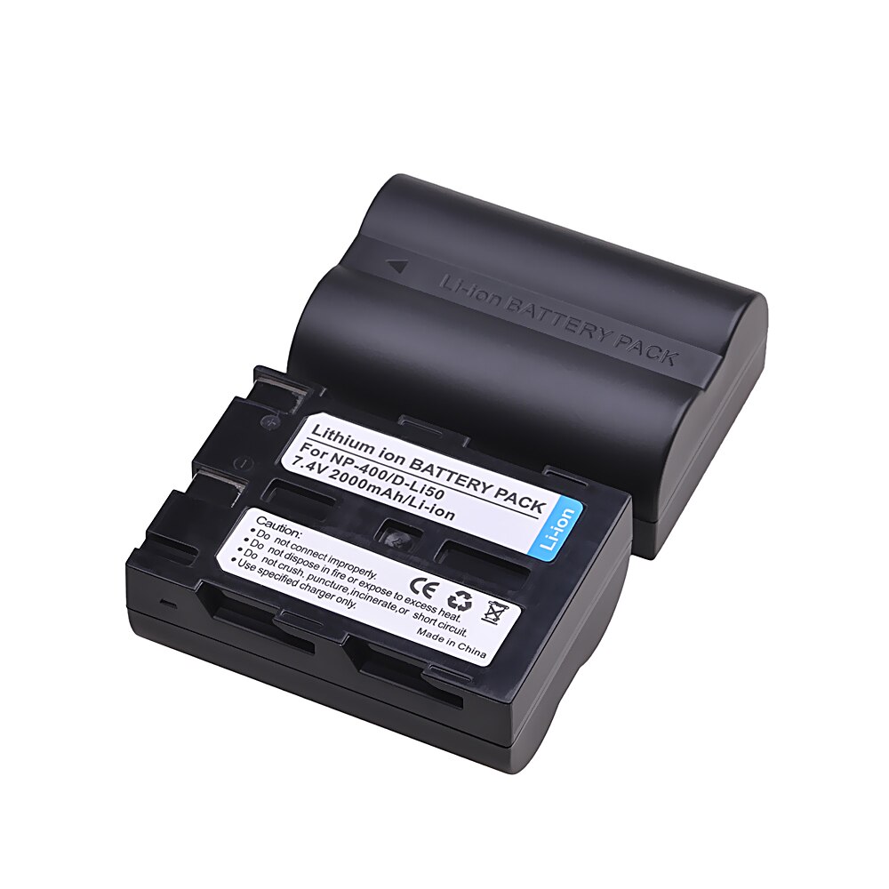 D-Li50 NP-400 NP400 DLi50 Battery for Pentax K10D K20D, Konica Minolta DiMAGE A1, A2, Dynax 5D, 7D, Maxxum 5D, 7D, Sigma SD15