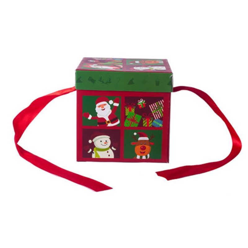Christmas Eve Treats Xmas Box Made By Elves Elf Father Christmas Santa Case Party Ornament Decor
