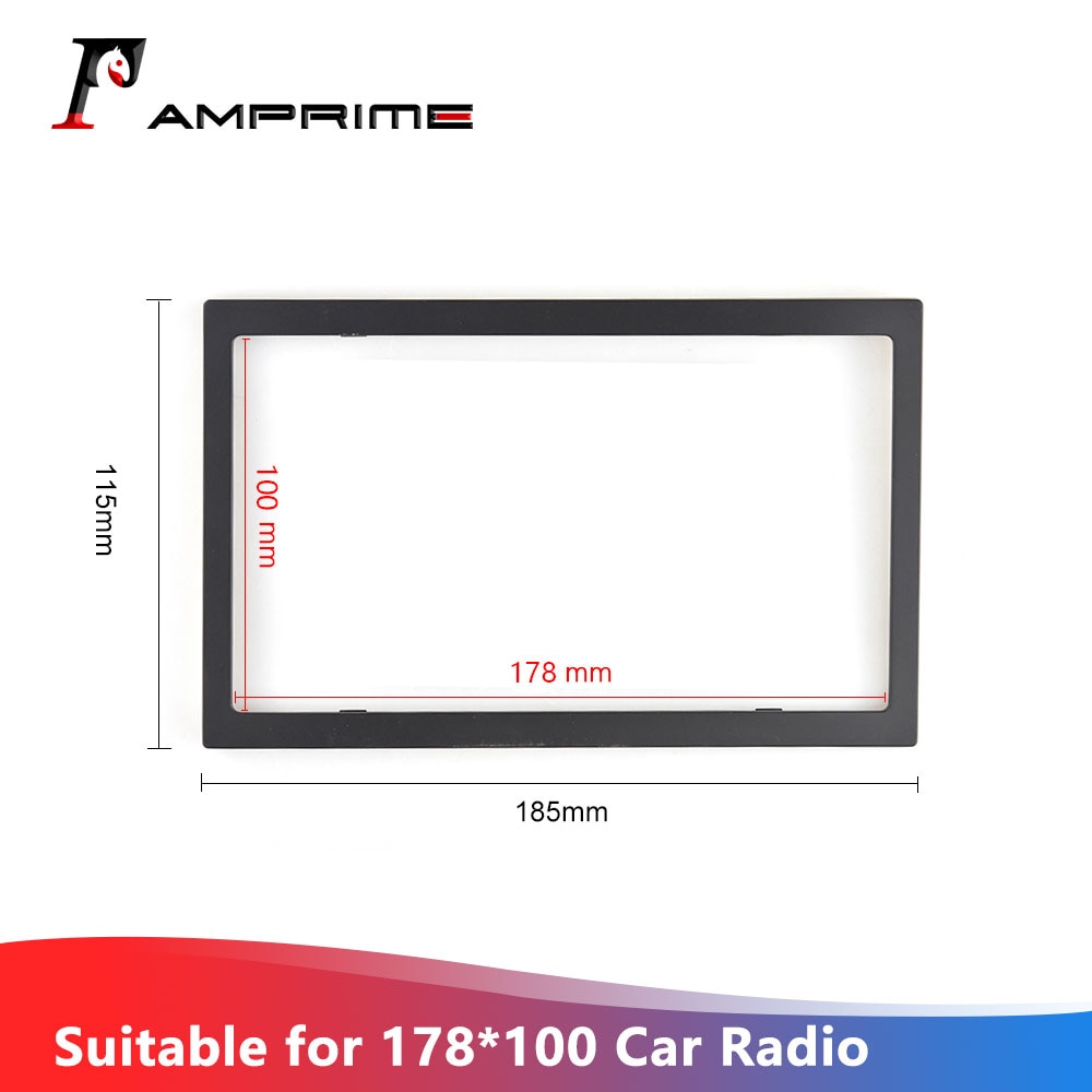 AMPrime Universale 2 Din Radio Cornice 178*100 millimetri Auto Multimedia Player di Plastica Quadro