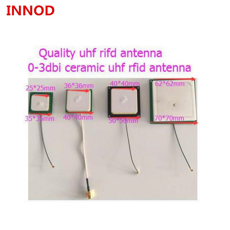 Short read range 865-868MHZ 0dbi uhf rfid antenna sma or ipex connector Circular Polarization passive mini ceramics rfid