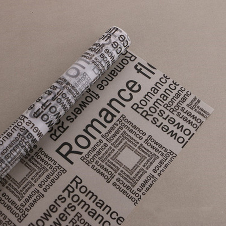 40pcs Waterproof translucent flower wrapping paper flower Wrapping Paper Packing Paper Home Decoration 60X60cm: 18   60X60cm