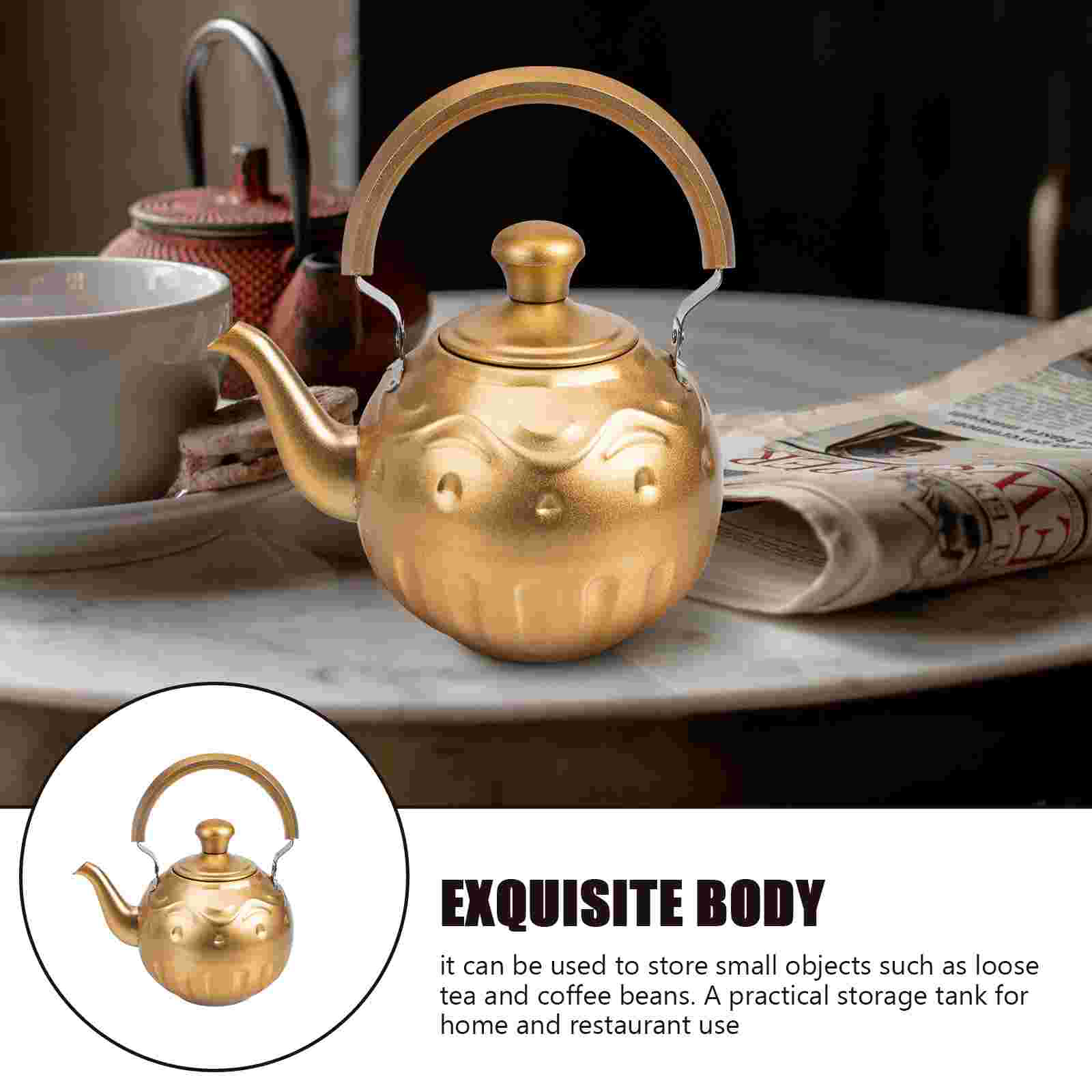Home Tea Kettle Simple Boiling Teapot Heat Resistant Water Boiling Kettle with Strainer