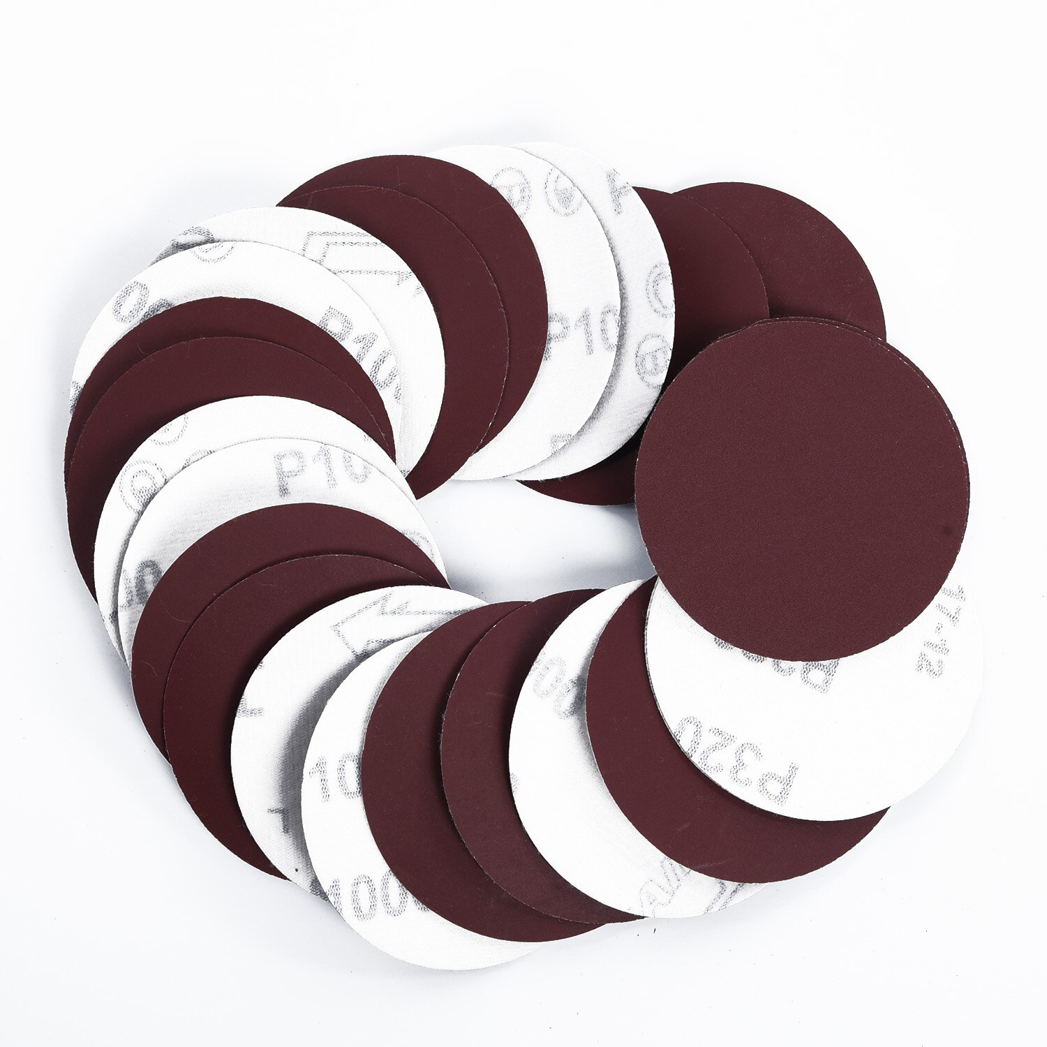 20X 3 75mm Sander Sanding Discs 40-3000 Mixed Grit Pads Hook & Loop Sandpaper