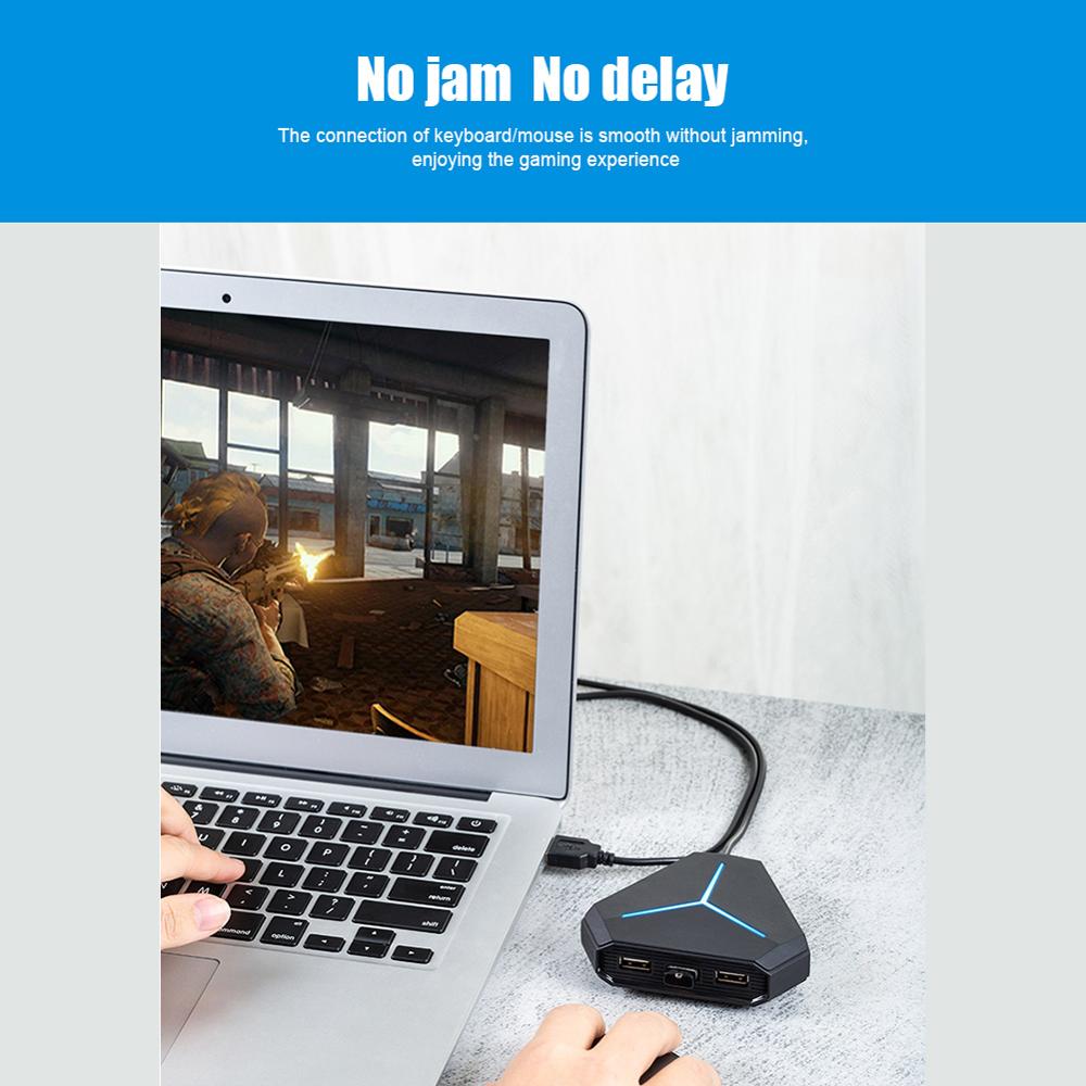 Multi Purpose USB Hub 6-Port USB2.0/3.0 Splitter SD/TF Card Reader AUX Jack Hub for PC and More