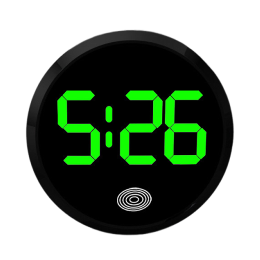 Touch-Activated Car Dashboard Clock Mini Novelty LED Electronic Watch LED Time Display Simple Luminous Car Clock Home/Office: PURPLE
