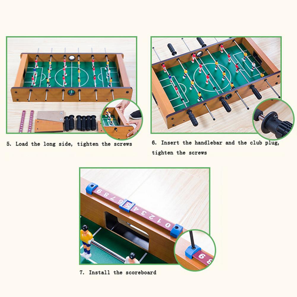 Foosball Tabletop Game Mini Tabletop Foosball Portable Table Football Game Set Indoor Tabletop Soccer Game Toy for Kids