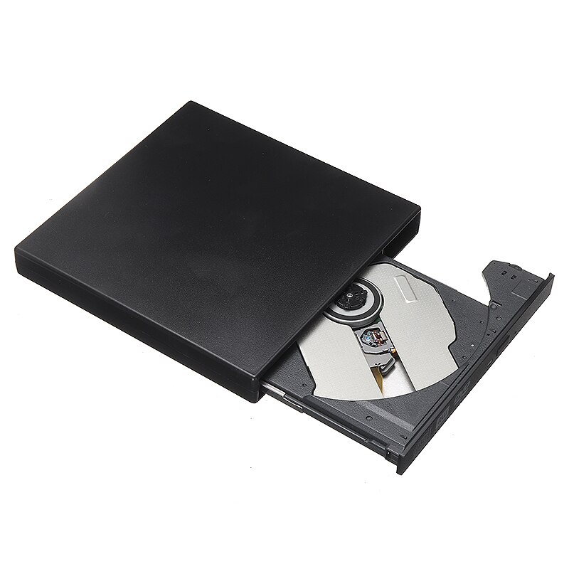 USB 2.0 External DVD RW CD Writer Drive Burner Reader Player Optical Drives For Windows 10 Laptop PC