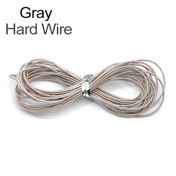 10g French Bullion Hard Wire 1MM Embroidery Thread Gimp Sewing Gold Work Copper Wire Handmade Jewelry Making Канитель жесткая: Hard Wire-Gray
