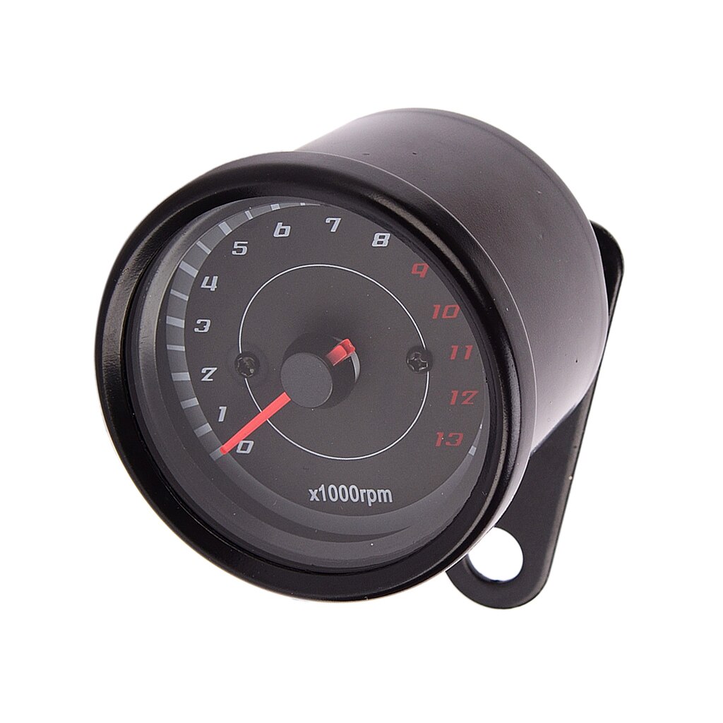 Universal Motorcycle Led Kilometerteller + Toerenteller Snelheidsmeter Gauge Met Beugel