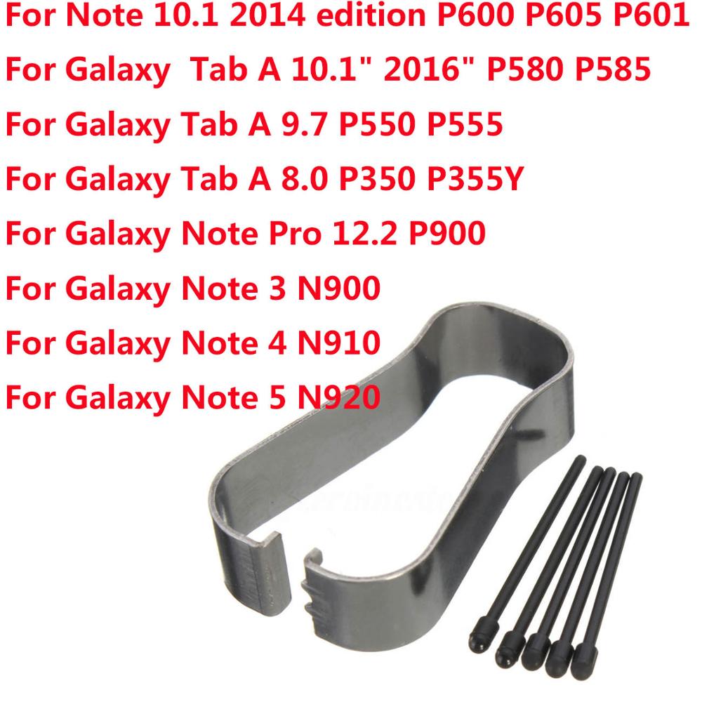 Originele Touch Stylus Vervanging Tips Penpunten Met Metalen Clip Voor Samsung Galaxy Note 3/4/5/P550 p555 P900 P905 P600 P580