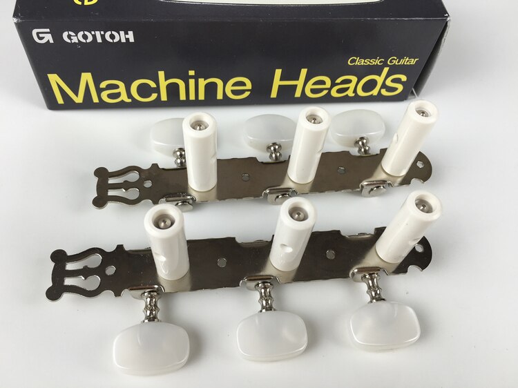 GOTOH 35G350 Silver Classical Guitar Machine Heads Tuners MADE IN JAPAN