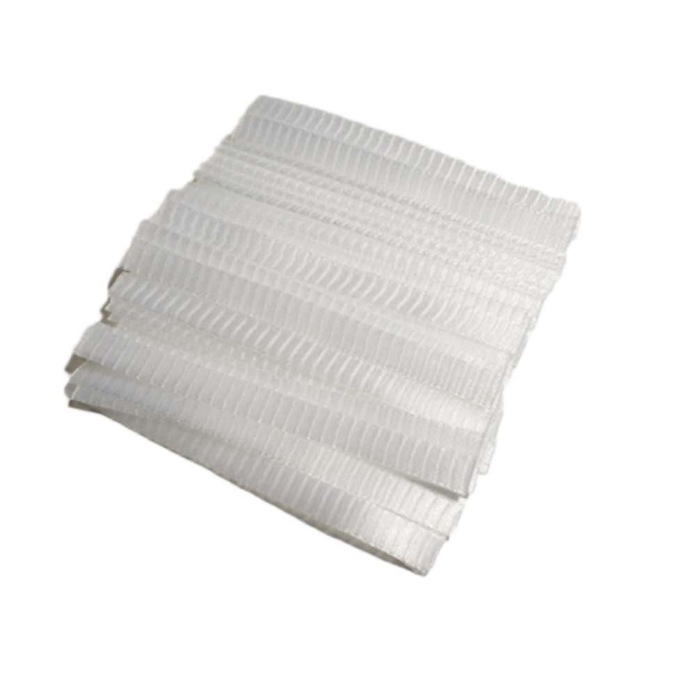 100PCS White Makeup Brushes Netting Protective Cover Set Rose Bud Shaped Storage Mesh Sheath Protectors Cosmetics Makeup Tool