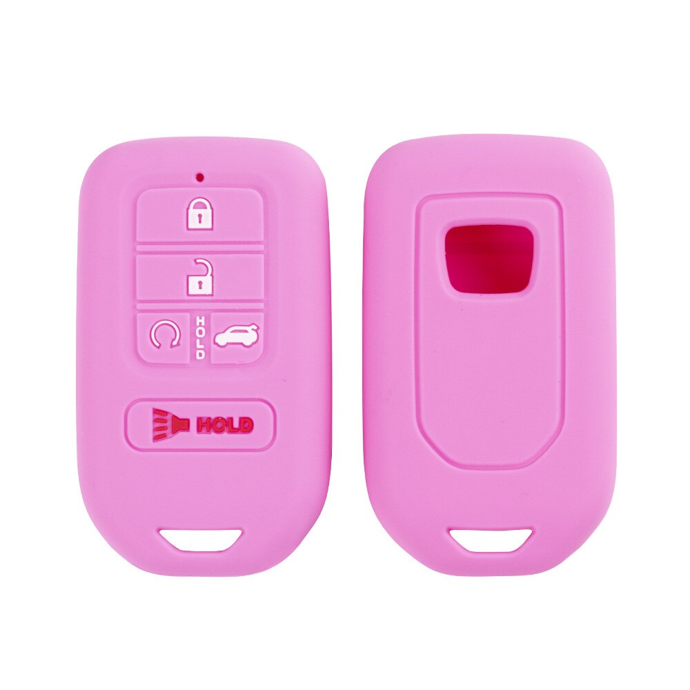 Housse de protection en Silicone pour clé, ensemble de capot pour Honda Pilot Accord Civic CRV, télécommande sans clé à 5 boutons