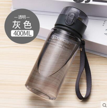 400 ML Cups plastic draagbare student ruimte cup eenvoudige vrouwelijke zomer sport transparante frosted cup outdoor hand thee Cup: 9