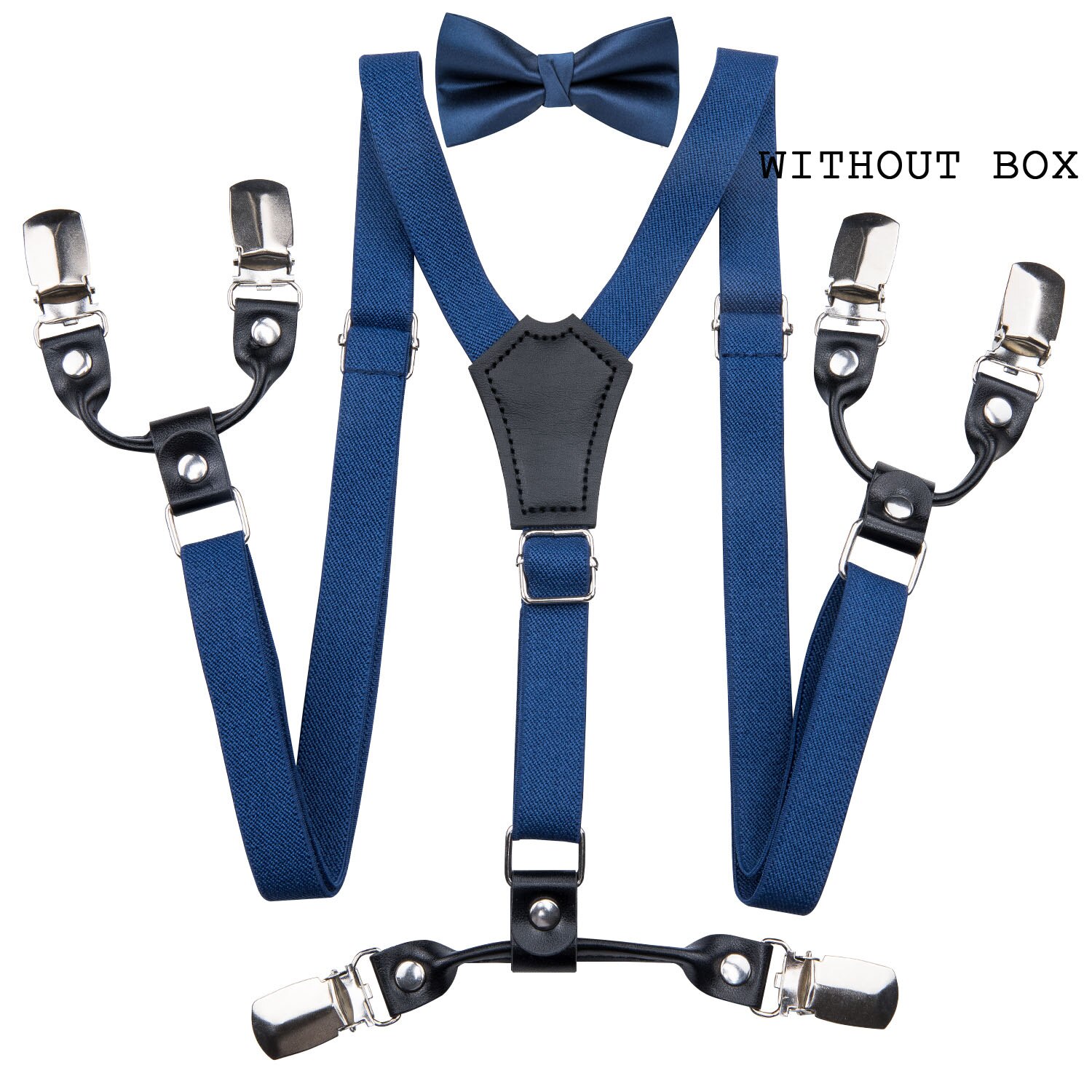 Kids Suspenders Set Boys Girls Blue Wedding Bow Tie Elastic Suspender Sets Children Adjustable Y-Back Brace Belt DH-022 DiBanGu: DJ-015