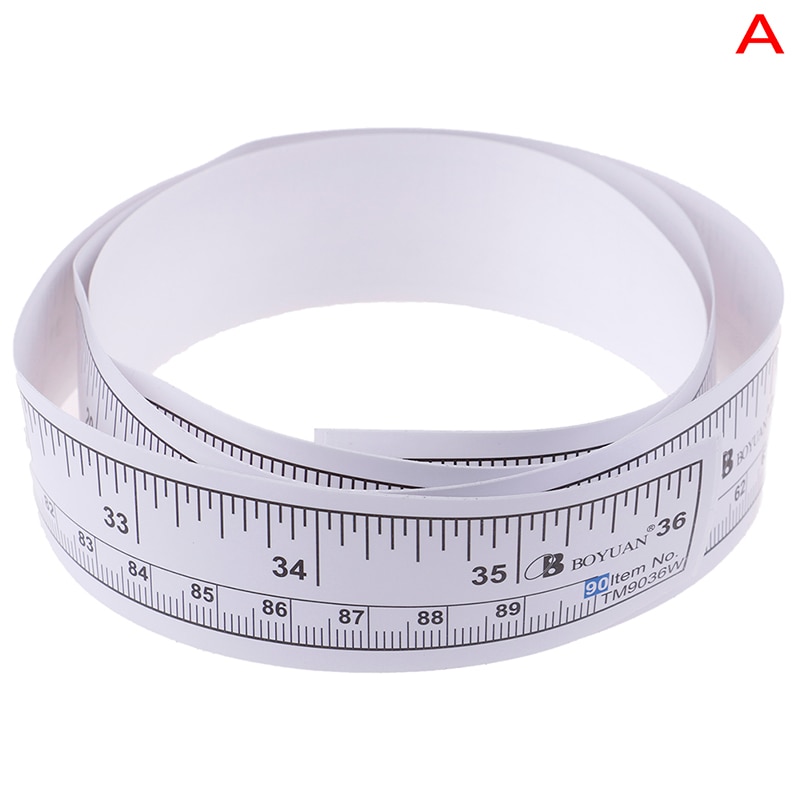 90/151CM Self Adhesive Metric Measure Tape Vinyl Ruler For Sewing Machine Sticker 1pc