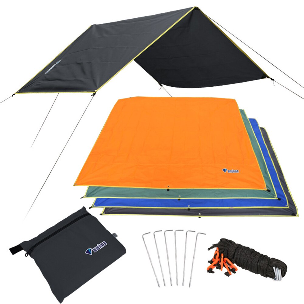 Awning Sun Shelter Beach Outdoor Camping Mat Blanket Garden Sun Awning Canopy Sunshade Hammock Rain Fly Tarp Waterproof Tent