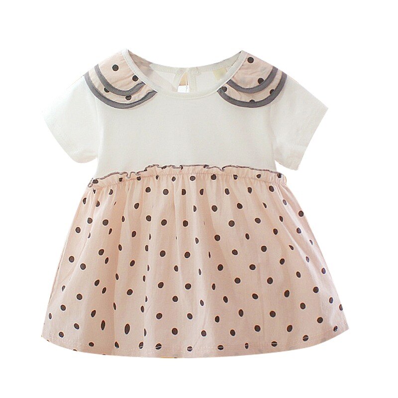 Baby Meisje Jurken Zomer Meisjes Katoen Aardbei Jurk Baby Meisje Mouwloze Effen Kleur Jurk 0-3 Jaar Baby Verjaardag jurk