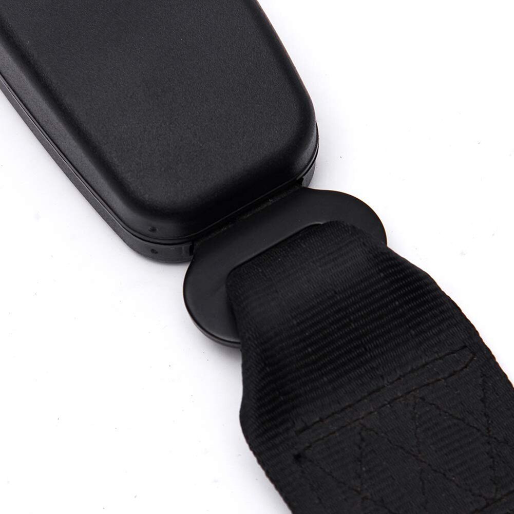 2Pcs Universal Car Safety Belt Extender Safety Seat belt 23mm Long-lasting Black Seat belt Extender Car Auto D Type With Safety