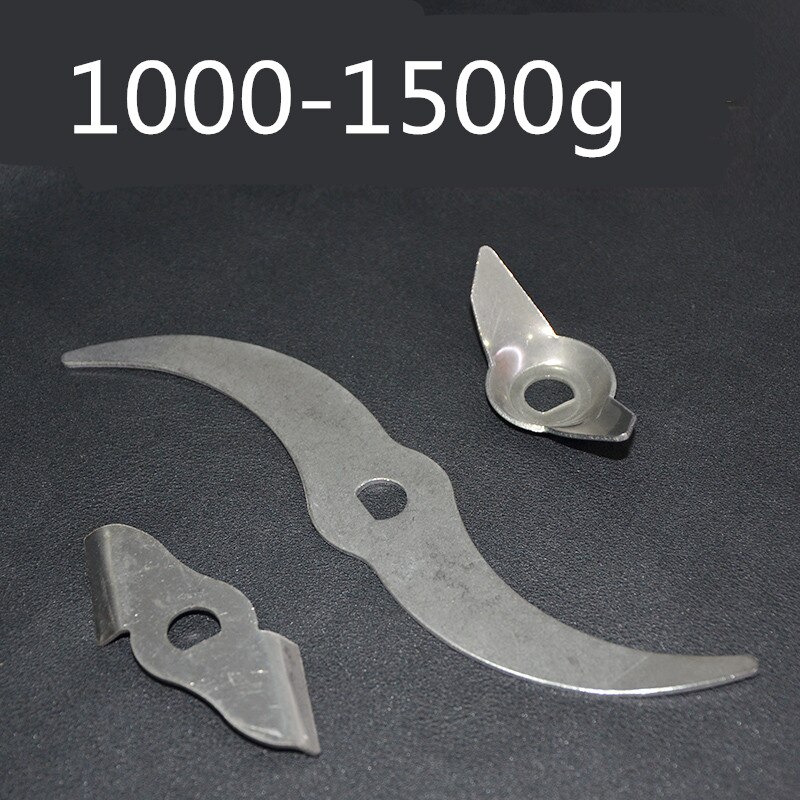 1 set blad för kvarn allmänt 1000-1500g malmaskin köttkvarn delar rivningsmaskiner för kök