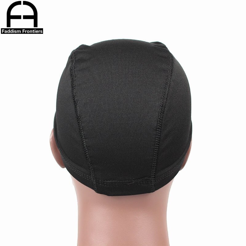 Mænds spandex sømløs kuppelhætte elastisk hovedbeklædning turban hat durag hårdæksel tilbehør kuppelhuer til mænd