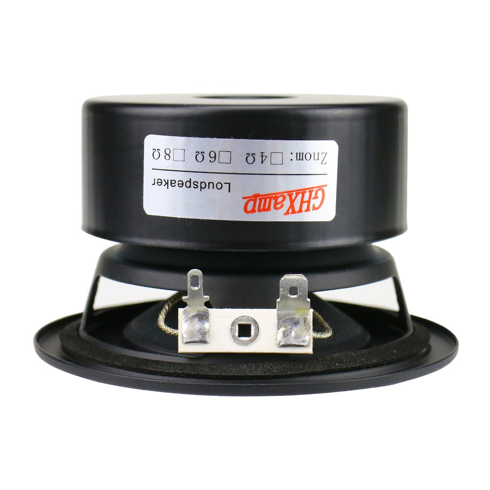 GHXAMP 2pcs 3 inch Woofer Speaker 8 ohm 25W Hifi Subwoofer Loudspeaekr Home Theatre Alumina Ceramic Rubber Edge