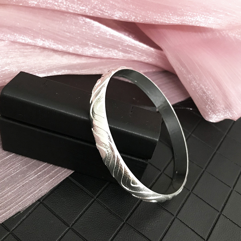 Pulsera de Metal de Dubái para mujer, abalorio de boda marroquí, joyería de muñeca de caftán fino de Color dorado, joyería de personalizada: Pistola negra plateada