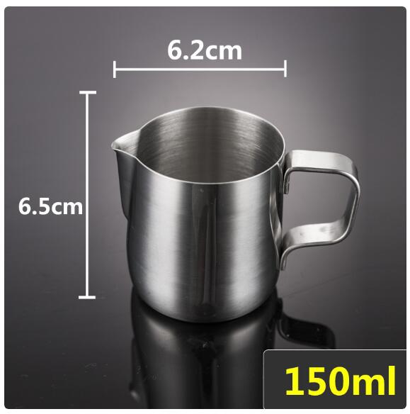 Non Stick Stainless Steel milk pitcher Milk Frothing Espresso Coffee Barista Craft Latte Cappuccino coffee pitcher milk cup: 150ML