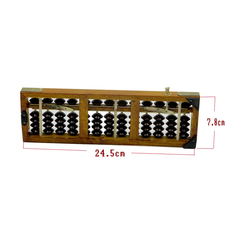 Houten Frame Klassieke Oude Rekenmachine Abacus Soroban Kunststoffen Kraal Speelgoed Ontwikkelen Kid 'S Wiskunde Abacus Intelligentie