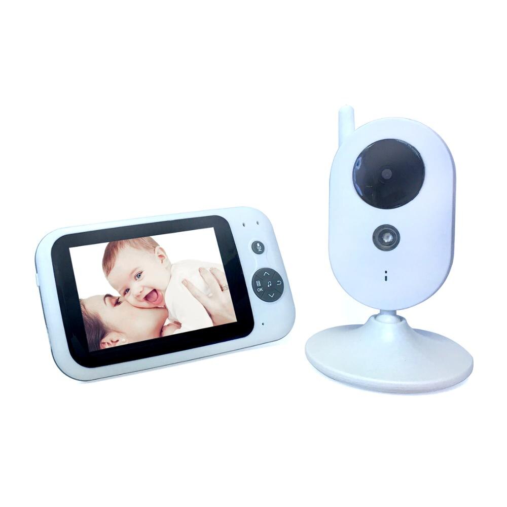 3.5 Inch Draadloze Video Kleur Babyfoon Hoge Resolutie Baby Nanny Bewakingscamera Nachtzicht Temperatuur Monitoring Muziek