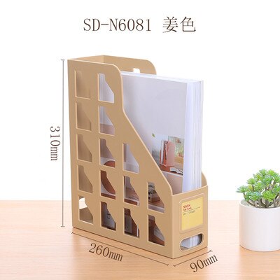 Plastic Book Holder Shelf Mesh File Holder Document Rack Letter Magazine Paper Tray Desk Organizer Stationery School Supplies: E