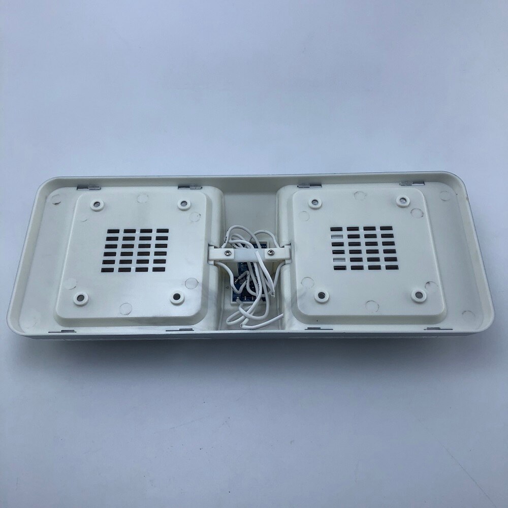 6W Dual Rectangular Ceiling Light with Touch Function Dimmer Switch 12v DC Boat/Marine Roof Lamp Interior Spotlight RVs Caravans