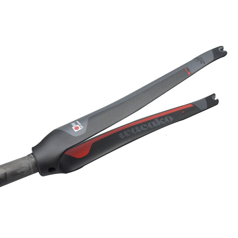 Carbon Vork 700c Mountainbike Voorvork Voor Racefiets Verticale Pijp Diameter 28.6 Mm Standpijp Lengte 300 Mm Open 100 Mm: Matt