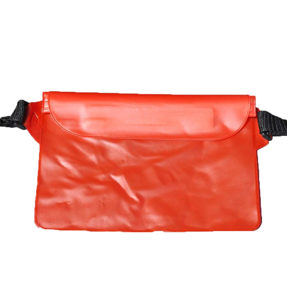 Transparent Waterproof PVC Dry Funny Pack Belt Bag Women Men's Outdoor Swimming Waist Bag Pouch Phone Storage Bag Bum Bag Purse: Red