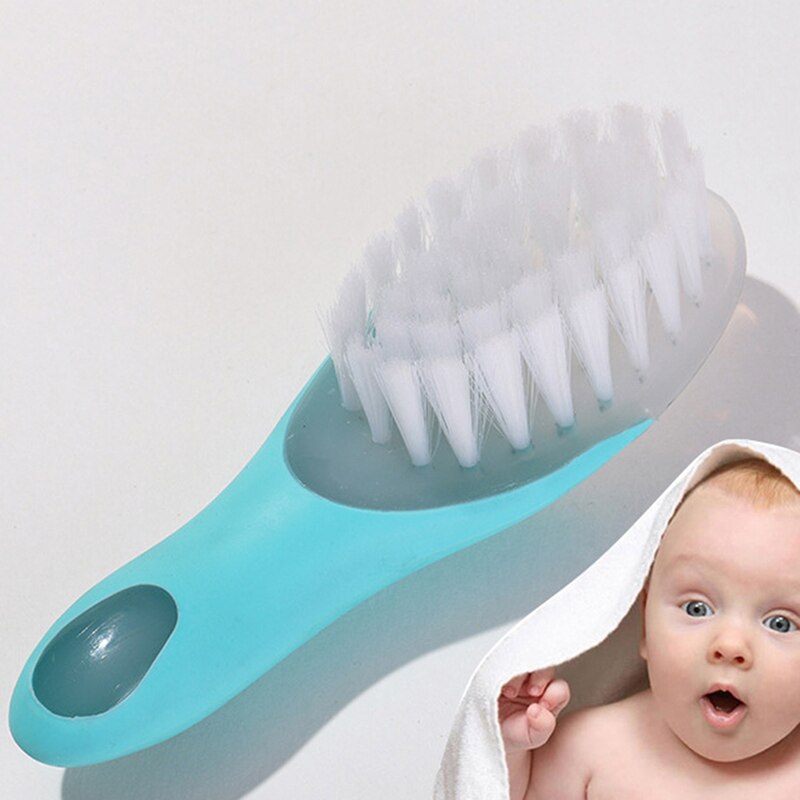 2 pz/set plastica di alta qualità conveniente e facile da usare per la cura quotidiana dei capelli del bambino vestito morbido pettine spazzola