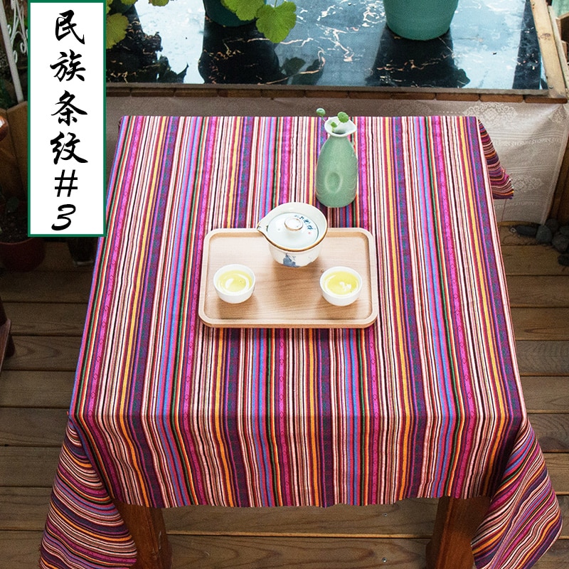 50x150 cm Ethnische Stil Baumwolle Leinen retro Böhmen stoff DIY Handgemachte Textil NäHenne Patchwork Für Taschen Kleidung Sofa tabelle tuch: 3