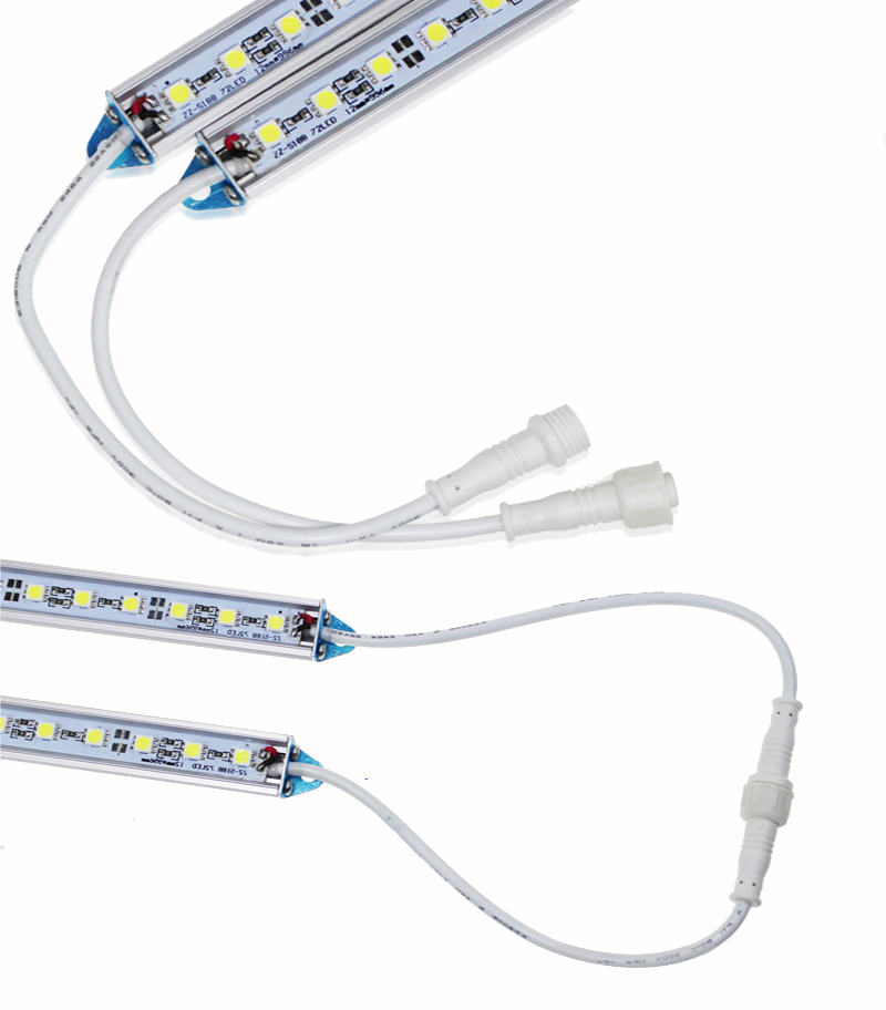 Barre lumineuse LED étanche IP68 DC 12V 50cm SMD 5050 bande lumineuse LED rigide pour piscine cuisine sous armoire