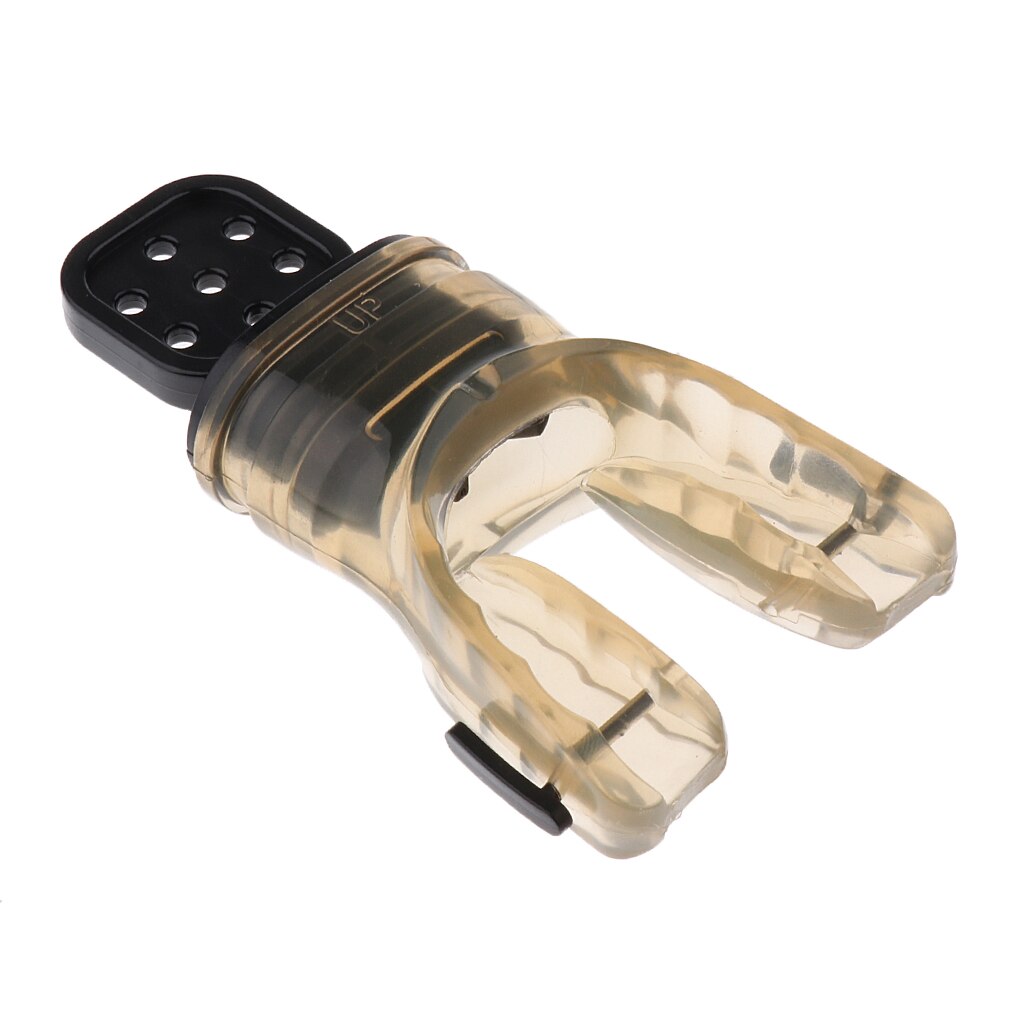 1PC Snorkel Bite Comfort Silicone Scuba Diving Snorkelling Moldable Bite Mouthpiece Regulator Accessories with Tie Wrap Gear: Gray