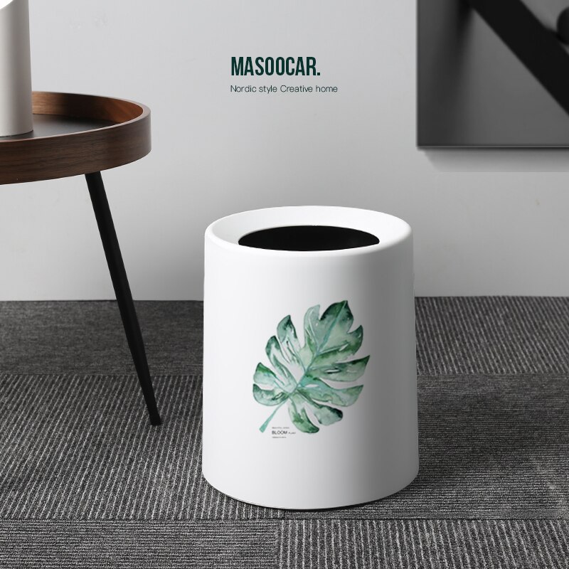 Japanse Creatieve Huishoudelijke Dubbele Prullenbak Woonkamer Wc Keuken Wc Slaapkamer Kantoor Geclassificeerd Vuilnisbak