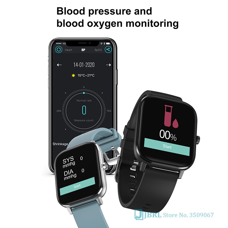 sport ecg firkantet digital klokke menn kvinner bluetooth samtale besvare digital armbåndsur dame stål passe klokker herre android ios