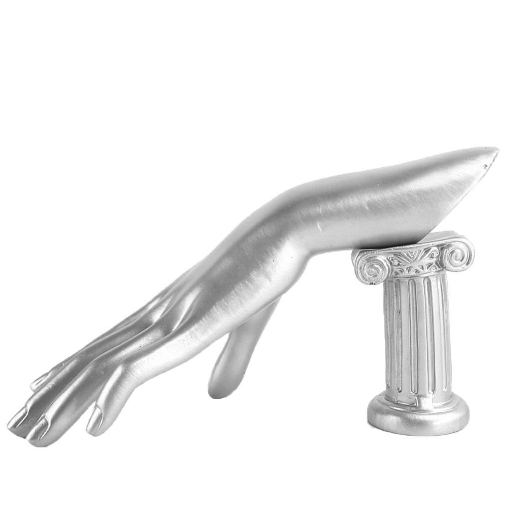 Mannequin hand sieraden armband bangle ring handschoenen horloge display standaard rek: Zilver