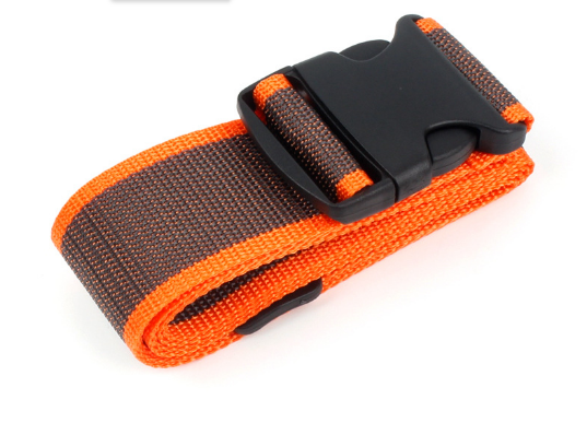 Recht gevormde bagageriemen voor koffer, polyester bagageriem met verstelbare ontgrendelingsgesp Reisaccessoire: green