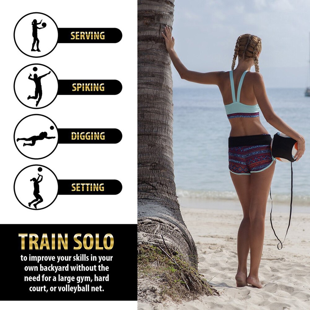 Adjustable Belt Good Elasticity Serving Practice Beginners Volleyball Training Equipment Outdoor Sports Digging Setting Football